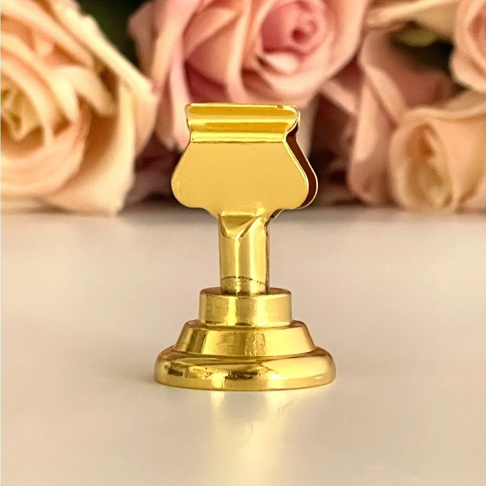 Art Deco Gold Table Name # Holders for Weddings Menu Holder Place Card, Retail